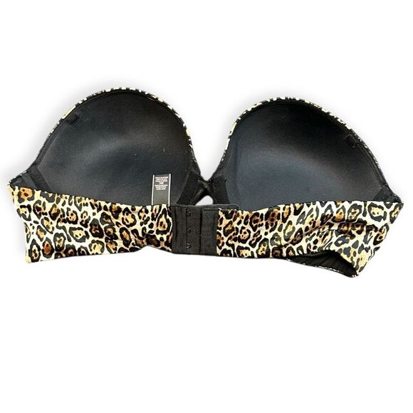VICTORIA’S SECRET Women’s Leopard Print Very Sexy Multiway Strapless Bra Size 36 - Picture 2 of 5